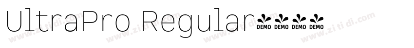 UltraPro Regular字体转换